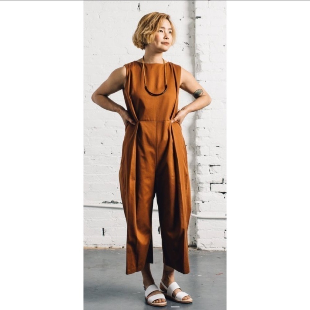 Women's Tan Jumpsuit